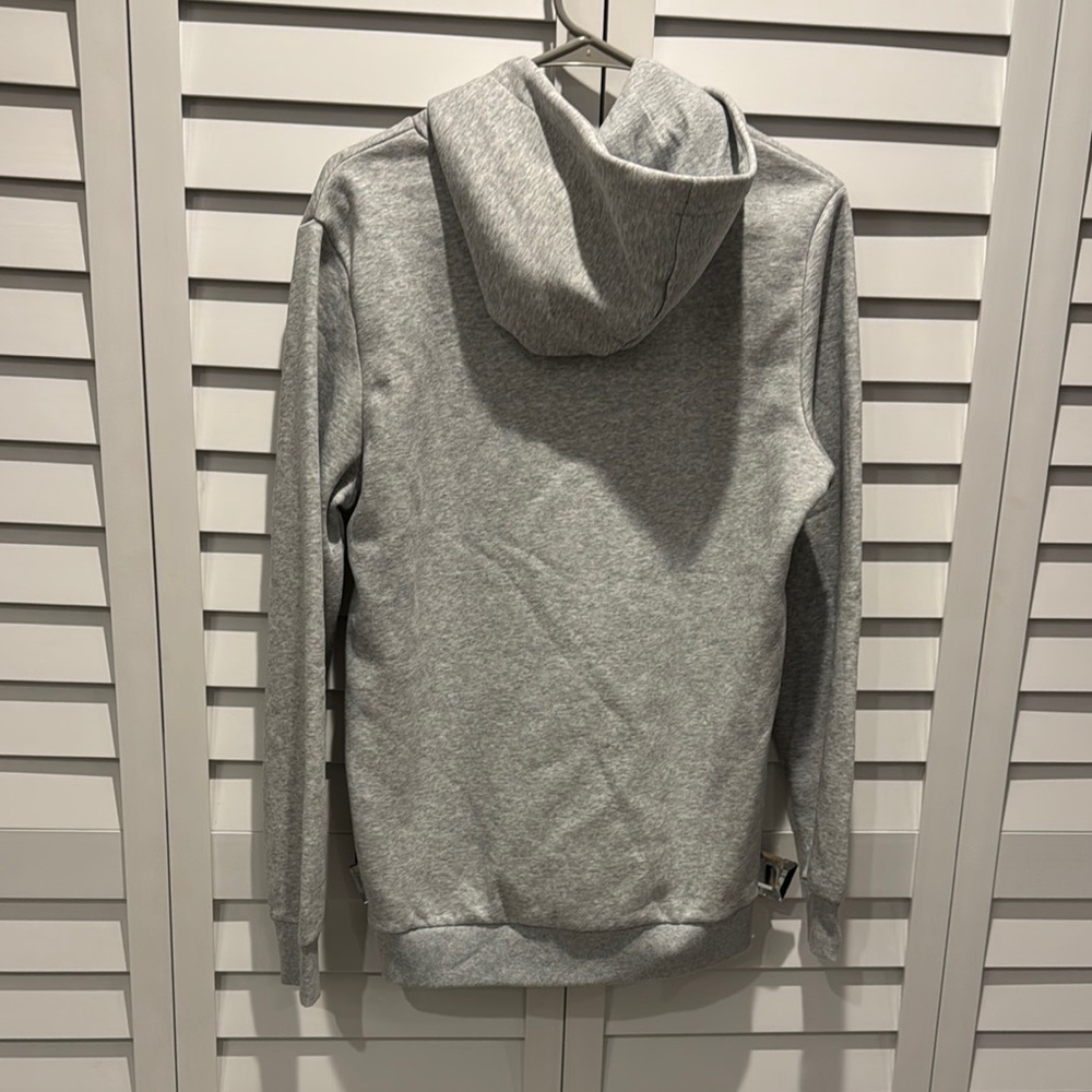 Puma Men’s NWT Gray Hoodie Sweatshirt with front Puma Design. - Picture 9 of 12